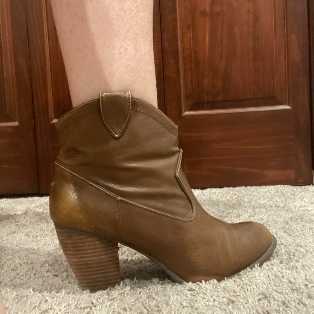 Not Rated Brown Bootie - Picture 6 of 6